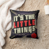 It’s the Little Things Inspirational Throw Pillow クッション (ブランケット)