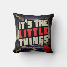 It’s the Little Things Inspirational Throw Pillow クッション