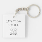 It’s Yoga O’Clock Sheep キーホルダー (裏面)