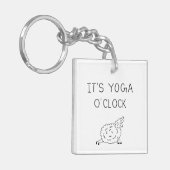 It’s Yoga O’Clock Sheep キーホルダー (正面左)