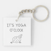It’s Yoga O’Clock Sheep キーホルダー (裏面)