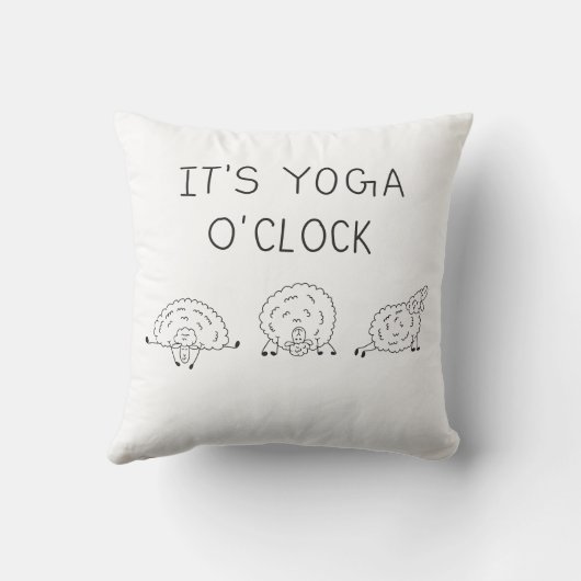 It’s Yoga O’Clock Sheep クッション (裏面)