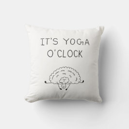 It’s Yoga O’Clock Sheep クッション