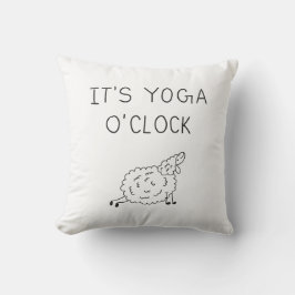 It’s Yoga O’Clock Sheep クッション