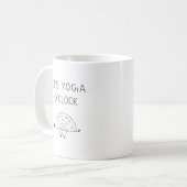 It’s Yoga O’Clock Sheep コーヒーマグカップ (正面左)