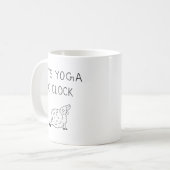 It’s Yoga O’Clock Sheep コーヒーマグカップ (正面左)