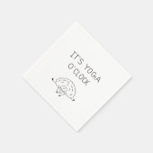 It’s Yoga O’Clock Sheep スタンダードカクテルナプキン (角)