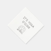 It’s Yoga O’Clock Sheep スタンダードカクテルナプキン (角)