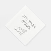 It’s Yoga O’Clock Sheep スタンダードランチョンナプキン (角)