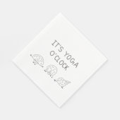 It’s Yoga O’Clock Sheep スタンダードランチョンナプキン (角)