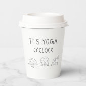 It’s Yoga O’Clock Sheep 紙コップ (裏面)
