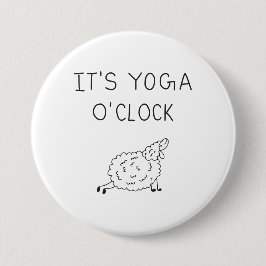 It’s Yoga O’Clock Sheep 缶バッジ