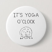 It’s Yoga O’Clock Sheep 缶バッジ (正面)
