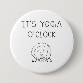 It’s Yoga O’Clock Sheep 缶バッジ