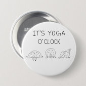 It’s Yoga O’Clock Sheep 缶バッジ (正面&裏面)
