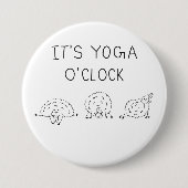 It’s Yoga O’Clock Sheep 缶バッジ (正面)