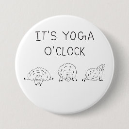 It’s Yoga O’Clock Sheep 缶バッジ