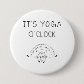It’s Yoga O’Clock Sheep 缶バッジ (正面)