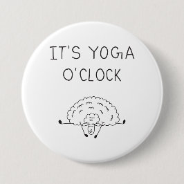 It’s Yoga O’Clock Sheep 缶バッジ