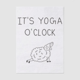It’s Yoga O’Clock Sheep 薄葉紙