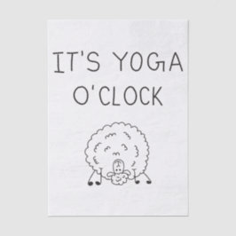 It’s Yoga O’Clock Sheep 薄葉紙