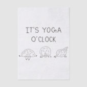It’s Yoga O’Clock Sheep 薄葉紙 (正面)
