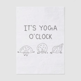 It’s Yoga O’Clock Sheep 薄葉紙