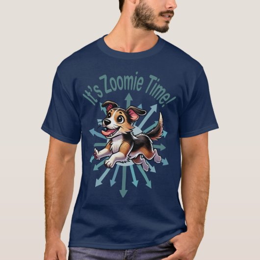 It’s Zoomie Time Mutt Tシャツ (正面)