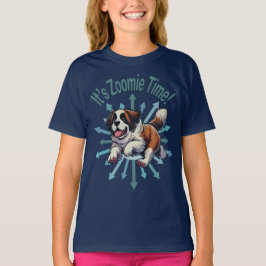 It’s Zoomie Time Saint Bernard Tシャツ