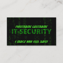 IT-Securityサイバー犯罪サイバーセキュリティ専門家 名刺