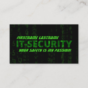 IT-Securityサイバー犯罪サイバーセキュリティ専門家 名刺
