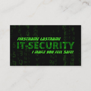 IT-Securityサイバー犯罪サイバーセキュリティ専門家 名刺