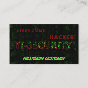 IT-Securityサイバー犯罪サイバーセキュリティ専門家 名刺