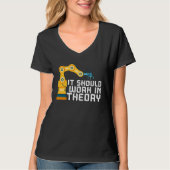 It Should Work In Theory Artificial Intelligence R Tシャツ (正面)