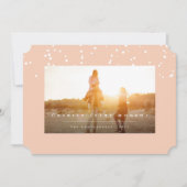 It Snowがミニマリストの写真を常に大切にする シーズンカード (正面)