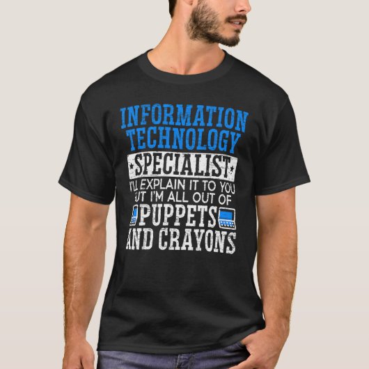 IT Specialist Computer Job Pro Tシャツ (正面)