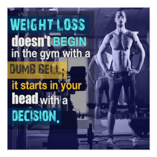 It Starts in Your Head Motivational Poster ポスター