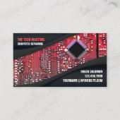 IT Support Services Business Card Template 名刺 (正面)