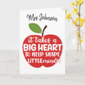 It Takes a Big Heart to Help Shape Little Minds |  カード (黄色い花)