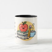 it takes a big heart to help shape little minds マグカップ (中央)