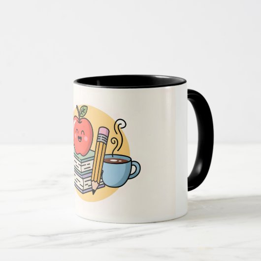 it takes a big heart to help shape little minds マグカップ (正面右)