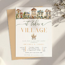 It Takes a Village ベビーシャワー – コテージ・ヴィレッジ