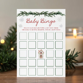 It Takes a Village Baby Shower Bingo Card 招待状