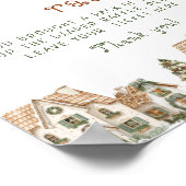 It Takes a Village Baby Shower Diaper Raffle ポスター (角)