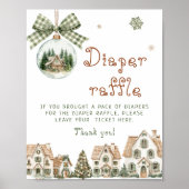 It Takes a Village Baby Shower Diaper Raffle ポスター (正面)
