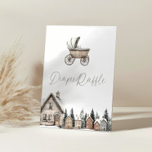 It takes a village Baby Shower Diaper Raffle