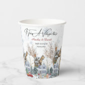 It takes a Village Baby Shower invitation 紙コップ (正面)