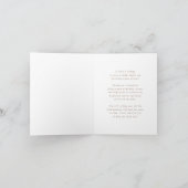 It Takes A Village Baby Shower Thank You サンキューカード (内部)