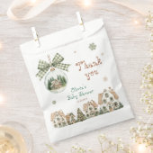 It Takes a Village Baby Shower Thank You フェイバーバッグ (クリップ留めされた状態)