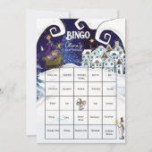 It Takes a Village: Blue Winter Magic Bingo Card 招待状 (正面)